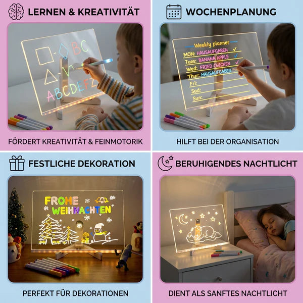 Leuchtendes LED Zeichenbrett