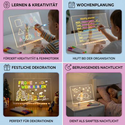 Leuchtendes LED Zeichenbrett